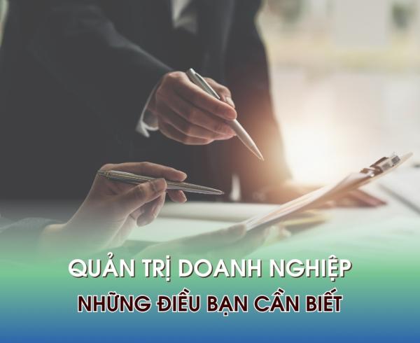 quản trị doanh nghiệp