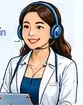 Nhân viên hỗ trợ TekShot AI đeo tai nghe